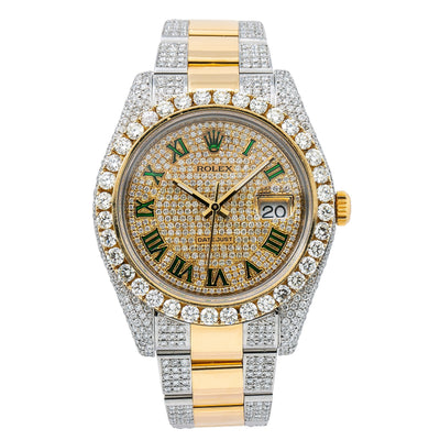 Rolex Datejust II 116333 Champagne Diamond Dial With 14.25 CT Diamonds