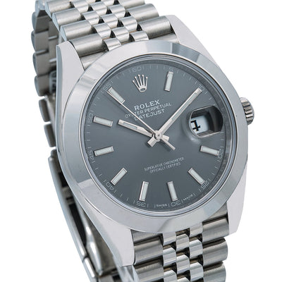 Rolex Datejust 126300 41MM Black Dial With Stainless Steel Bracelet