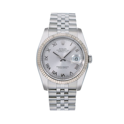 Rolex Datejust 116201 36MM Silver Dial With Stainless Steel Bracelet