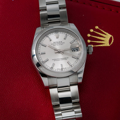 Rolex Datejust 178240 31MM Silver Dial With Stainless Steel Bracelet