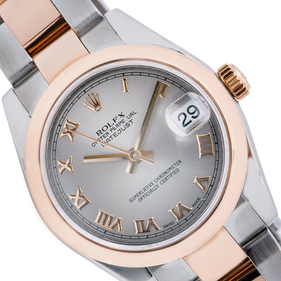 Rolex Datejust 178241 Silver Dial With Two Tone Oyster Bracelet