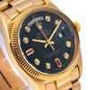 Rolex Datejust 1803 36MM Black Diamond Dial With Yellow Gold President Bracelet