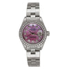 Rolex Datejust Diamond Watch, 67193 26mm, Pink Mother Of Pearl Dial With 1.3CT Diamonds