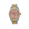 Rolex Datejust Diamond Watch, 16013 36mm, Pink Diamond Dial With 1.20 CT Diamonds