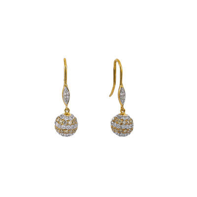 Yellow Gold Earrings E1561