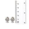 18K White Gold Ladies Drop Earrings With 0.67 CT Diamonds