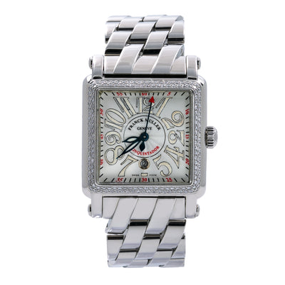 Franck Muller Conquistador 10000 L 42mm Silver Dial