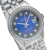 Rolex Datejust Diamond Watch, 36mm, Blue Diamond Dial With Stainless Steel Jubilee Bracelet