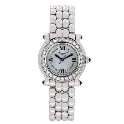 Chopard Happy Sport 8245 26mm White Dial with Diamond Bezel