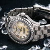 Breitling Colt Oceane A77380 33mm White Mother of Pearl with 8.0CT Diamonds Watch