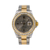 Rolex Submariner Diamond Watch, Date 16613 40mm, Serti Dial Diamond Bezel With Two Tone Oyster Bracelet