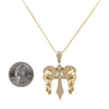 Women’s 14K Yellow Gold Pendant with 1.00 CT Diamonds