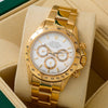 Rolex Daytona 16528 White Dial 40MM Yellow Gold Bracelet