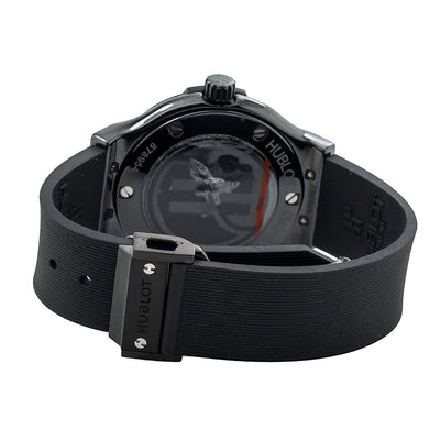 Hublot Classic Fusion Quartz 561.CM.1770.RX 38MM Black Dial With Rubber Bracelet