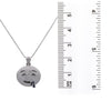 14k White Gold Pendant with 2.7 Ct Diamonds