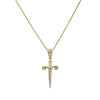 14k Yellow Gold Pendant with 0.29 Ct Diamonds