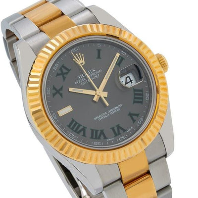 Rolex Datejust II 116333 41MM Silver Dial With 18K Two Tone Bracelet