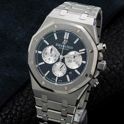 Audemars Piguet Royal Oak Chronograph 26331ST 41MM Black Dial With Stainless Steel Bracelet