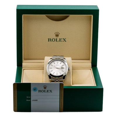 Rolex Datejust II 126300 41MM White Dial With Stainless Steel Jubilee Bracelet