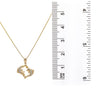 14k Yellow Gold Pendant with 1.25 Ct Diamonds