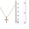 Unisex 14k Yellow Gold Pendant with 0.85 Ct Diamonds