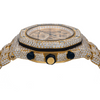 Audemars Piguet Royal Oak Offshore Chronograph 25721BA 42MM Champagne Dial With 29.75 CT Diamonds