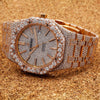 Audemars Piguet Royal Oak 15400OR 41MM White Diamond Dial With 27.75 CT Diamonds