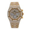 Audemars Piguet Royal Oak Chronograph 26320BA 41mm Champagne Dial With 27.75 CT Diamonds