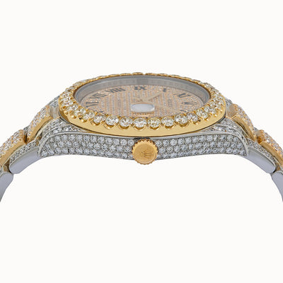 Rolex Datejust II Diamond Watch, 116333 41mm, Champagne Diamond Dial With 19.75 CT Diamonds