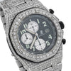 Audemars Piguet Royal Oak Offshore Chronograph 25721ST 43MM Black Dial With 21.75 CT Diamonds