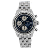 Breitling Chronomat Evolution A13356 45MM Black Dial With 2 CT Diamonds