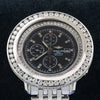 Breitling Navitimer World A24322 46MM Black Diamond Dial With 10.80 CT Diamonds