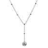 18K White Gold Women's Necklace, 20" chain