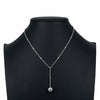 18K White Gold Women's Necklace, 20" chain