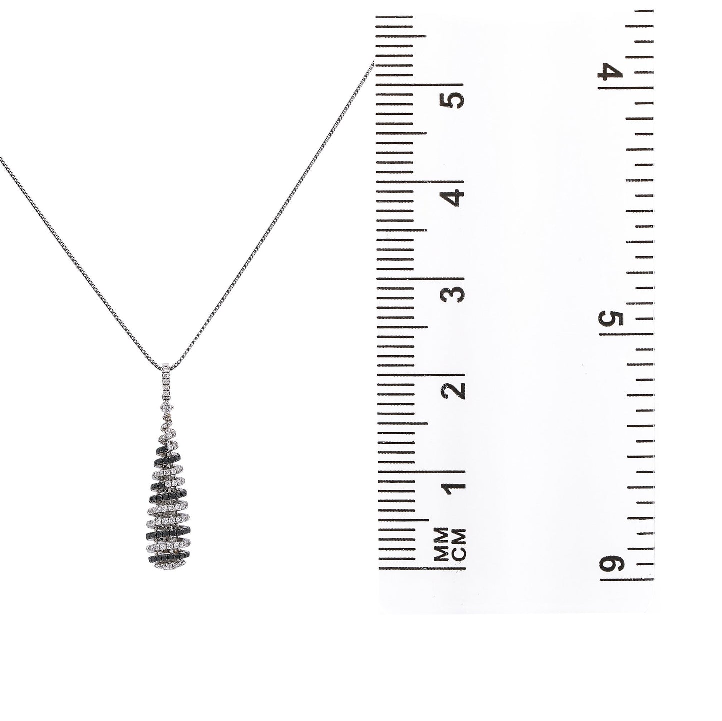 18K White Gold Tree Shape Women's Pendant with 2.03CT Diamonds