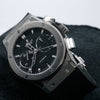 Hublot Classic Fusion Chronograph 541.NX.1171.RX 42MM Black Dial With Rubber  Bracelet