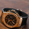 Hublot Big Bang 301.PX 44MM Solid Black Matte Dial With Leather Bracelet