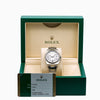 Rolex Datejust Diamond Watch, 116234 36mm, Rhodium Waves Dial Diamond on 6&9 Fluted Oyster Watch