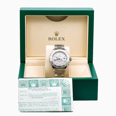 Rolex Yacht-Master 16622 40MM Silver Dial With Stainless Steel Bracelet