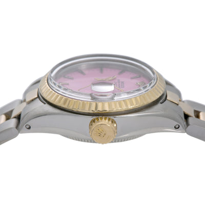 Rolex Lady-Datejust 6917 26MM Pink Dial With Two Tone Oyster Bracelet