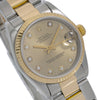 Rolex Lady-Datejust Diamond Watch, 68273 31mm, Champagne Diamond Dial With Two Tone Oyster Bracelet