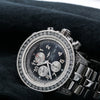 Breitling Super Avenger A13370 48MM Black Diamond Dial With 9.35 CT Diamonds