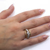 Ladies 18k Yellow And White Gold With 0.55CT Right Hand ring