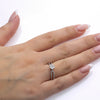 Ladies 14k White Gold Gold With 0.42 CT Right Hand Ring