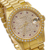 Rolex Datejust Diamond Watch, President 68278 31mm, Champagne Diamond Dial With Yellow Gold Bracelet