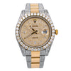 Rolex Datejust Diamond Watch, 116333 36mm, Champagne Diamond Dial With Two Tone Bracelet