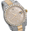 Rolex Datejust Diamond Watch, 116333 36mm, Champagne Diamond Dial With Two Tone Bracelet