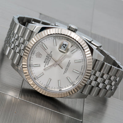 Rolex Datejust 126334 41MM Silver Dial With Stainless Steel Jubilee Bracelet