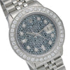 Rolex Datejust Diamond Watch, 16030 36mm, Blue Diamond Dial With Stainless Steel Bracelet