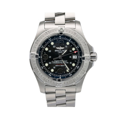 Breitling Superocean Steelfish A17390 44MM Blue Dial With Stainless Steel Bracelet